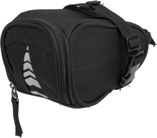 Willex - zadeltas 1200 l - zwart - 1,8 liter -reflectie