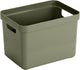 Sunware sigma home opbergbox 18l - 35x24.6x24.3 cm - donkergroen