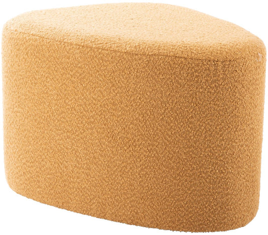 Leitmotiv poef ada organic large - geel - 60x47x38cm - scandinavisch