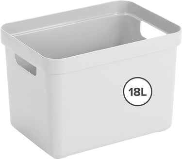 Sunware sigma home opbergbox 18l - 35x24.6x24.3 cm - wit