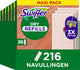 Swiffer vloerreiniger droge vloerdoekjes voor hout - 6 x 36 navullingen voor vloerwisser