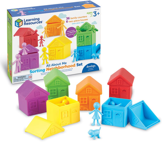 Learning resources all about me sorting neighbourhood set - 1+