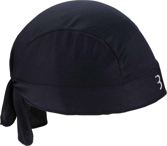 Bbb cycling fiets bandana comforthead - helmmuts zomer - 10-25 °c - fietsmuts voor onder helm - mesh bovenstuk voor extra ventilatie - zwart - bbw-99