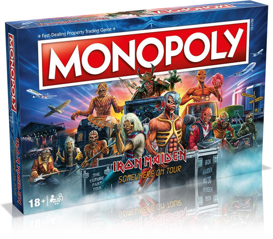 Winning moves monopoly - bordspel - iron maiden - engels