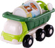 Cavallino strand kiepwagen met emmerset groen, 5dlg.
