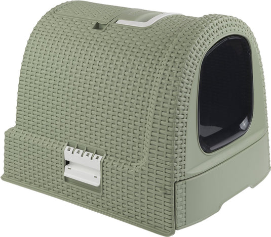 Curver petlife kattenbak - misty green
