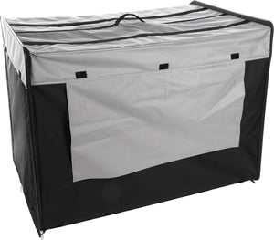 Flamingo smart top plus - transportkooi honden - transportkooi smart top plus zwart grijs 109cm - 1st - 113520 - 1st