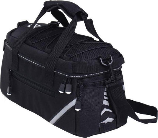 Willex bagagedragertas 1200 - enkele fietstas - 8 liter - zwart