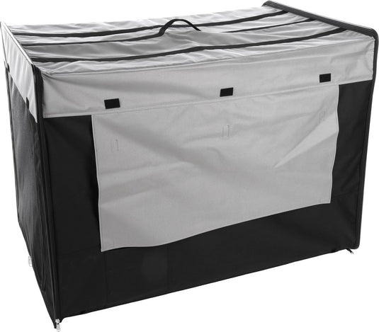 Flamingo smart top plus - transportkooi honden - transportkooi smart top plus zwart grijs 109cm - 1st - 113520 - 1st