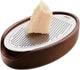 Gefu parmezo parmezaanrasp met opvangschaal – rvs kaasrasp met acaciahout look