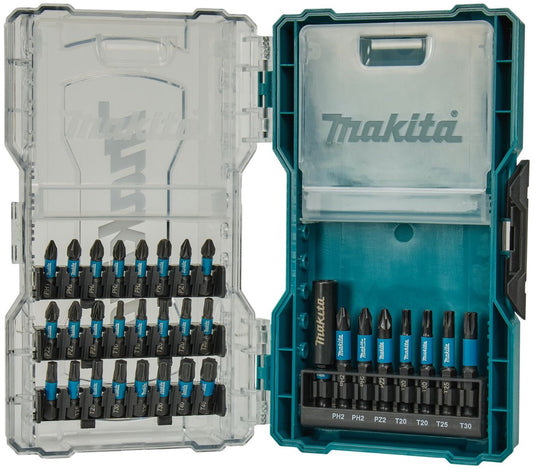 Makita schroefbitset 32-delig impblack