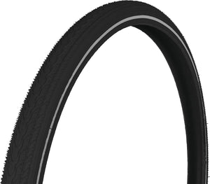 Dresco buitenband traveller - bandenmaat 28x1.75– etrto maat 47-622 – anti-lek band met anti puncture system (aps) – met 3mm brekerlaag - veilige reflectie - lage rolweerstand – zeer hoge lekbestendigheid - optimale grip – zwart