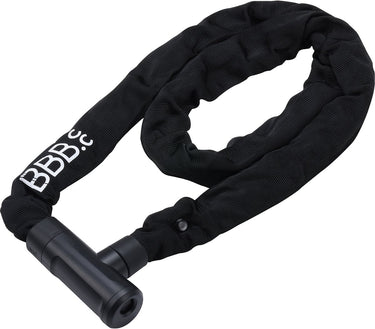 Bbb cycling keyguard chain - fietsslot met duurzame beschermhoes - lengte: 100cm - dikte: 5mm - kabelslot voor stadsfiets, racefiets mountainbike - bbl-115