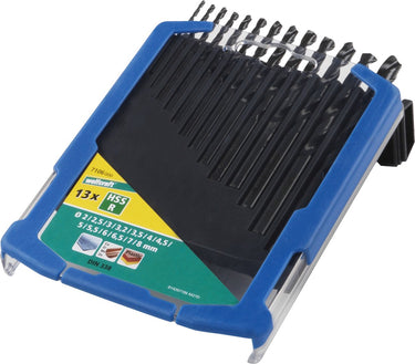 Wolfcraft - 13 delige metaalboorset hss gewalst - metaalboor ø 2–8 mm - metaal boor - 7106000