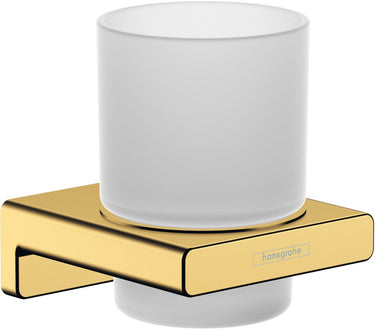 Hansgrohe addstoris glashouder met glas, gepolijst goud