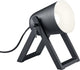 Rl live your light reality marc - tafellamp - zwart mat - excl. 1x e27 4,9 w - snoerschakelaar