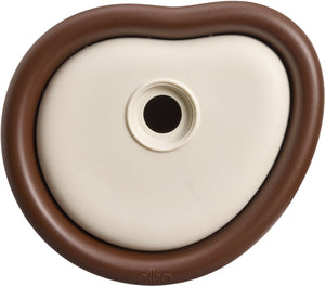 Elho organic bird house 25cm - vogelhuisje voor tuin of balkon - geschikt voor meer dan 11 soorten - 100% gerecycled plastic - l27.4 x b16.8 x h25.4 cm - kastanje bruin