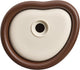 Elho organic bird house 25cm - vogelhuisje voor tuin of balkon - geschikt voor meer dan 11 soorten - 100% gerecycled plastic - l27.4 x b16.8 x h25.4 cm - kastanje bruin
