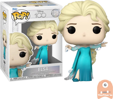 Funko frozen verzamelfiguur disney's 100th anniversary pop! elsa 9 cm multicolours