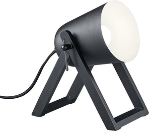 Rl live your light reality marc - tafellamp - zwart mat - excl. 1x e27 4,9 w - snoerschakelaar