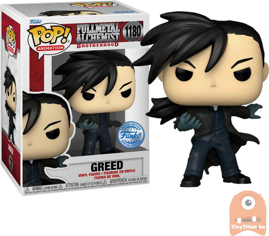 Funko pop! animation: fullmetal alchemist: brotherhood - greed exclusive