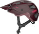 Abus fietshelm modrop wildberry red m - 54-58 cm - rood - geschikt voor gebruik op mountainbikes - 335 g