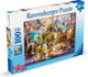 Ravensburger puzzel dino toys come to live - legpuzzel - 100 xxl stukjes