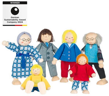 Goki poppenhuis city-familie
