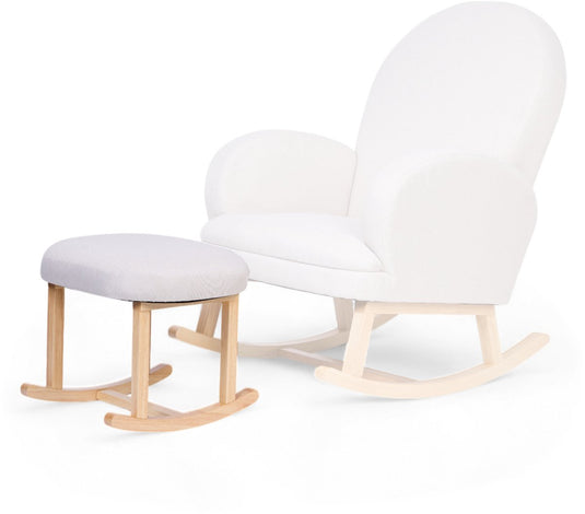 Childhome voetensteun voor schommelstoel – linnen – beige – comfort stijlvolle afwerking