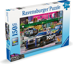 Ravensburger puzzel police on patrol - legpuzzel - 150 xxl stukjes