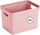 Sunware sigma home opbergbox 18l - 35x24.6x24.3 cm - roze