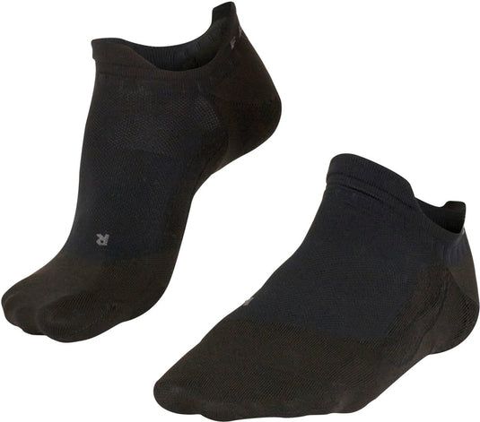 Falke go5 invisible anti-blaar katoen functioneel materiaal golfsokken heren zwart - maat 42-43