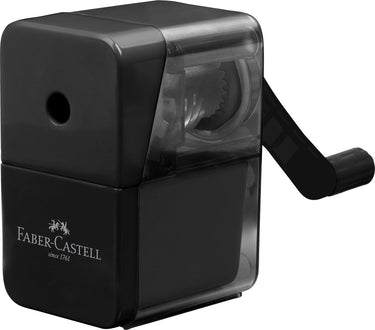 Faber-castell puntenslijper 180984 zwart grip matic