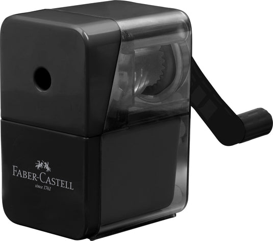Faber-castell puntenslijper 180984 zwart grip matic