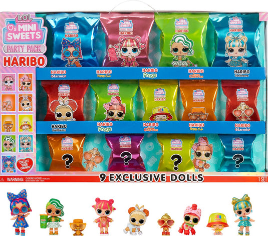 L.o.l. surprise! loves mini sweets x haribo party pack - minipop