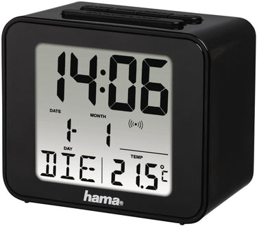 Hama wekker- cube - draadloos- zwart