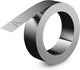 Dymo industriële reliëfetiketten | 12mm x 6,4m | niet klevende roestvrij staal | labels voor rhino m1011 industriële reliëfprinter