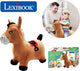 Lexibook opblaasbare springpony met pluche pak