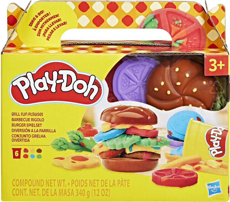 Afbeelding laden in galerijviewer, Play-doh grillplezier-speelset, speelkeuken, speelgoed voor kinderen van 3+
