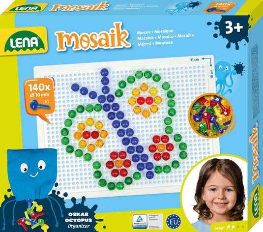 Lena mozaïek set transparant 140st 10mm