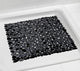 Wenko anti-slip douchemat paradise 54x54cm zwart - antislipmat voor douche - met zuignappen