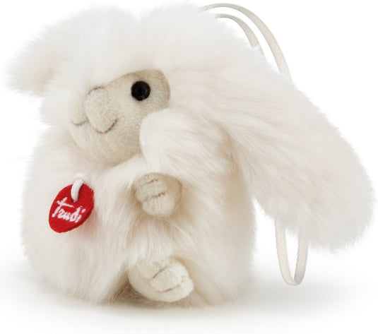 Trudi knuffel charm konijn 10 cm wit maat xxs