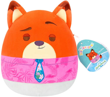 Squishmallows zootopia - nick wilde - 20cm pluche
