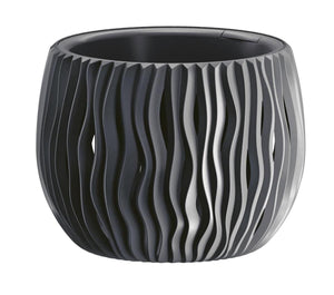 Prosperplast bloempot met sandy bowl inzet dsk180 s433 decoratief antraciet