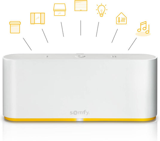 Somfy tahoma switch - smart home hub - zigbee, io-home control rts - google home, alexa apple homekit - slimme schakelaar voor rolluiken, zonwering, raamdecoratie verlichting