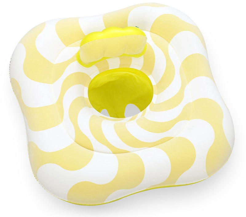 Load image into Gallery viewer, Bestway zwemzitje comfort plush babyboot zwembad 1-2 jaar multicolor.
