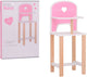 Johntoy houten poppenstoel baby rose - poppenmeubel speelgoed.