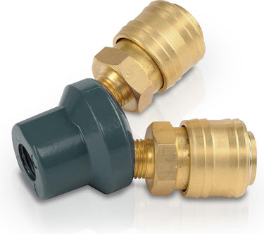 Powerplus powair0257 compressor koppelingen - vrouwelijk schroefdraad 1 4 - 1x - koper