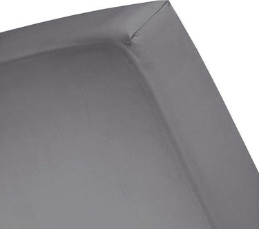 Cinderella weekend hoeslaken - geschikt voor boxspring - katoen - 90x210 cm - tot 35 cm matrashoogte - antraciet