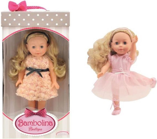 Dimian pop met lang haar - molly boutique - 30 cm- 2 asst.